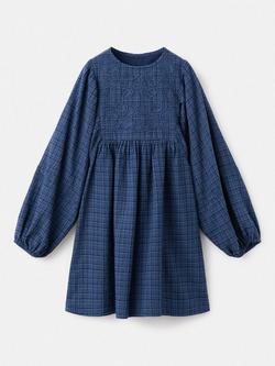 Mango Kids' Mandy Dress, Navy, Navy
