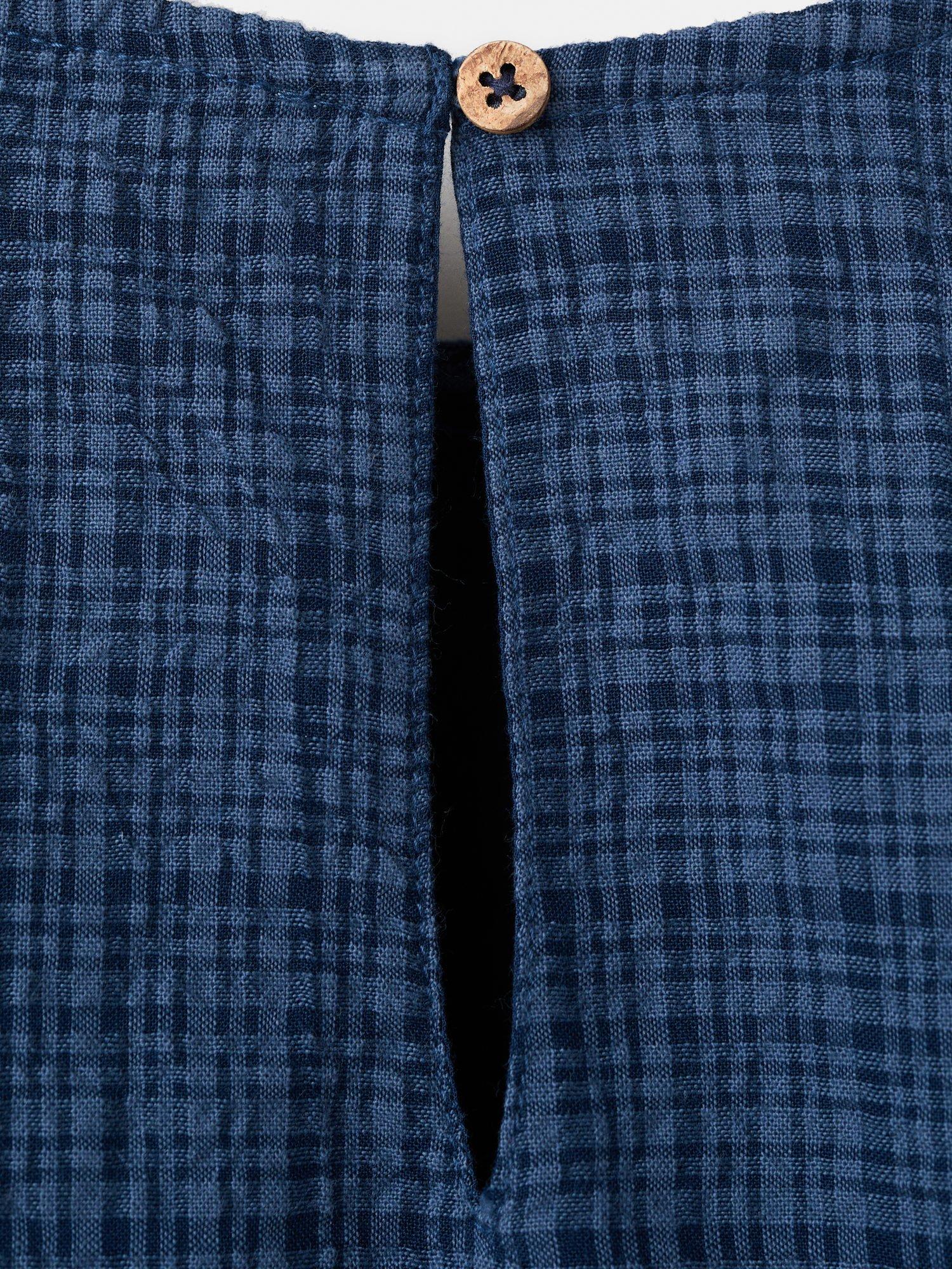 Product image 3 of 4, which shows Mango Kids' Mandy Dress, Navy, 6 years