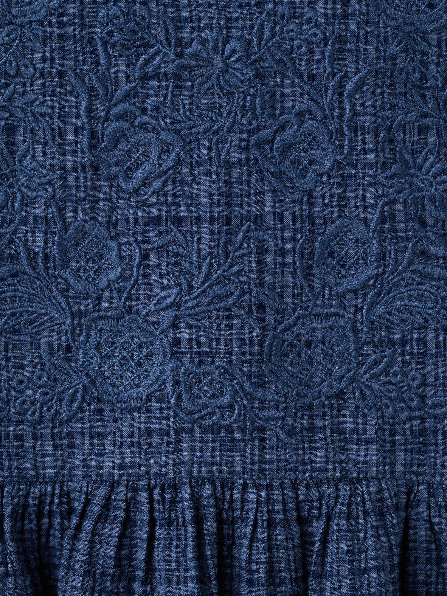 Product image 4 of 4, which shows Mango Kids' Mandy Dress, Navy, 6 years