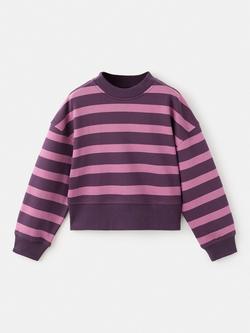 Mango Kids' Fresa Sweatshirt, Purple, Purple