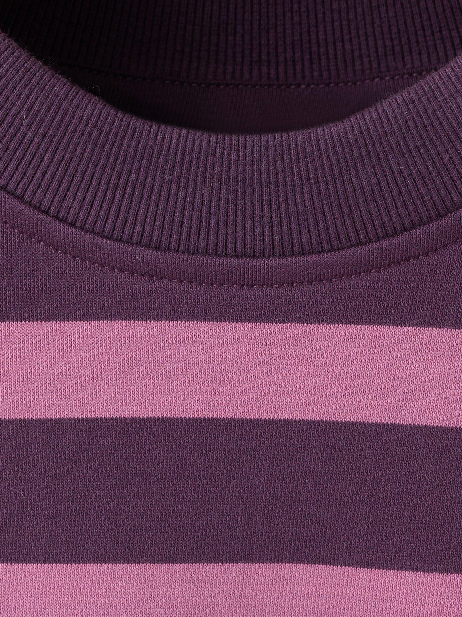 Product image 4 of 4, which shows Mango Kids' Fresa Sweatshirt, Purple, 11-12 years