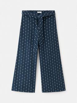 Mango Kids' Odette Trousers, Navy, Navy