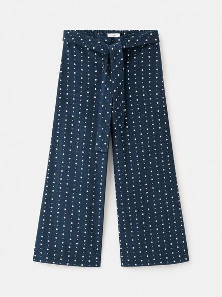 Mango Kids' Odette Trousers, Navy, Navy