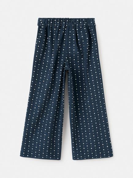 Mango Kids' Odette Trousers, Navy - view 2, Navy