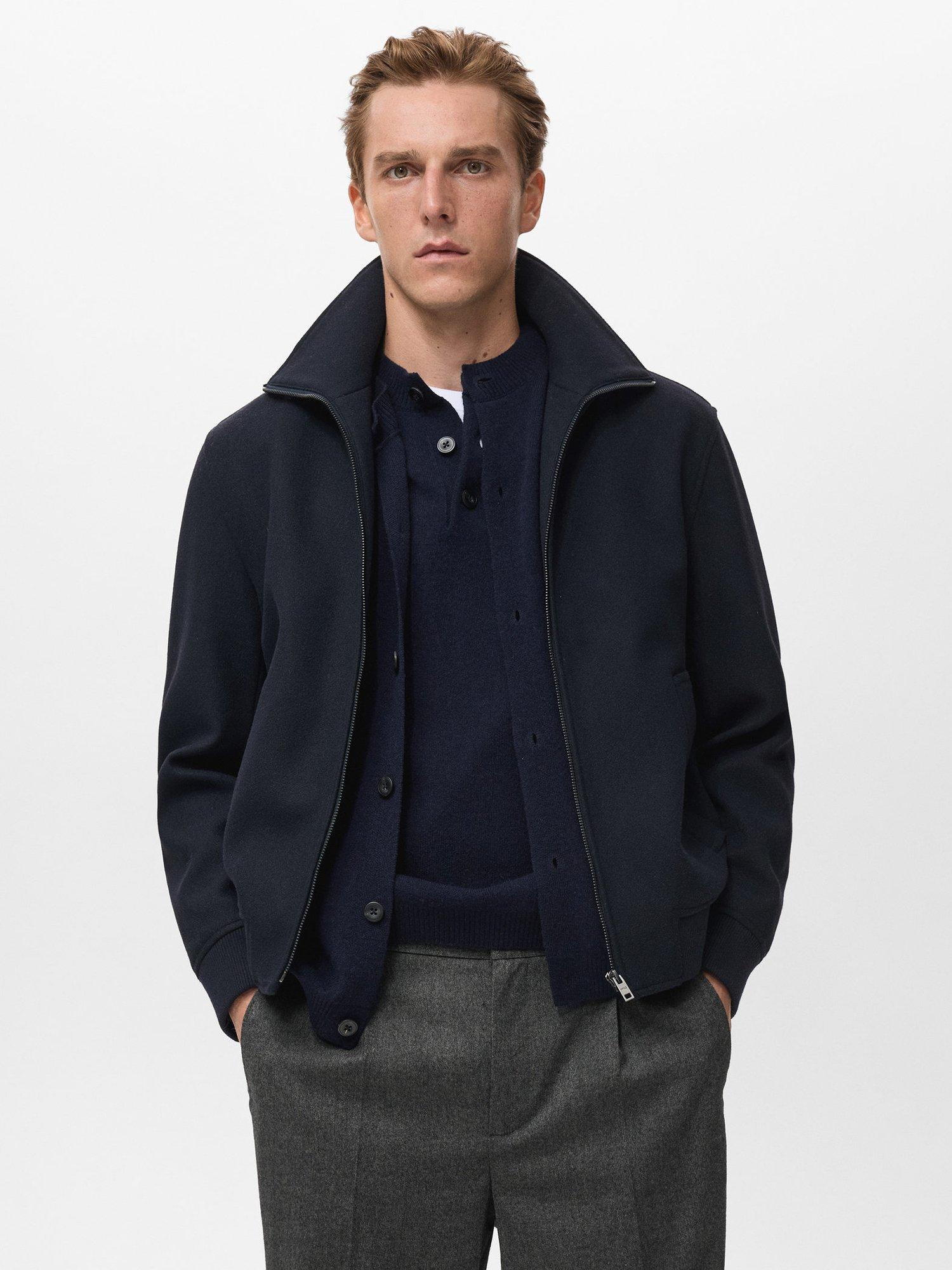 Product image 1 of 8, which shows Mango Rodri Windbreaker, Navy, L