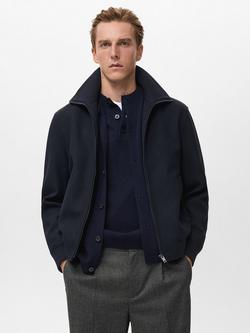 Mango Rodri Windbreaker, Navy