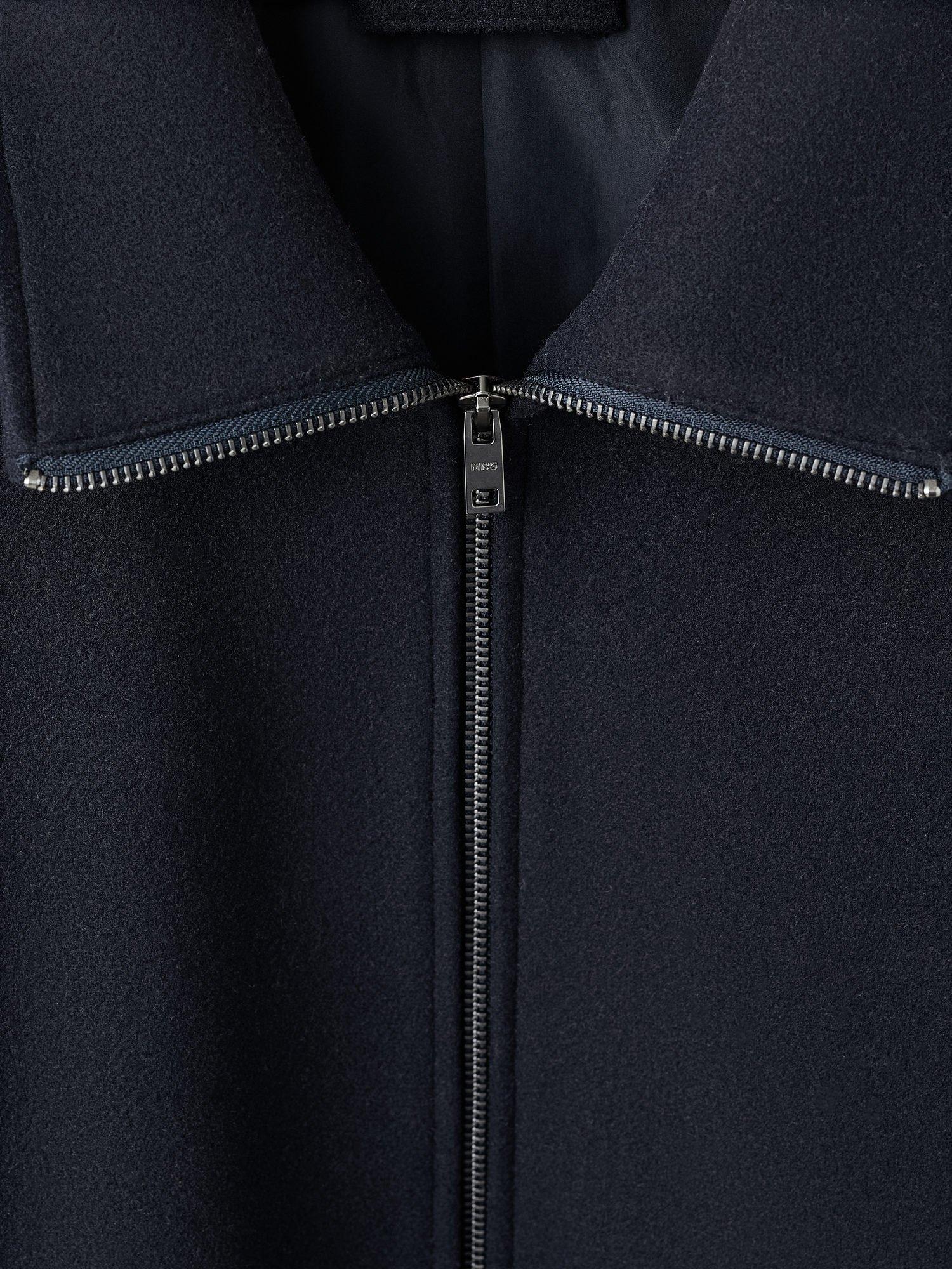 Product image 8 of 8, which shows Mango Rodri Windbreaker, Navy, L