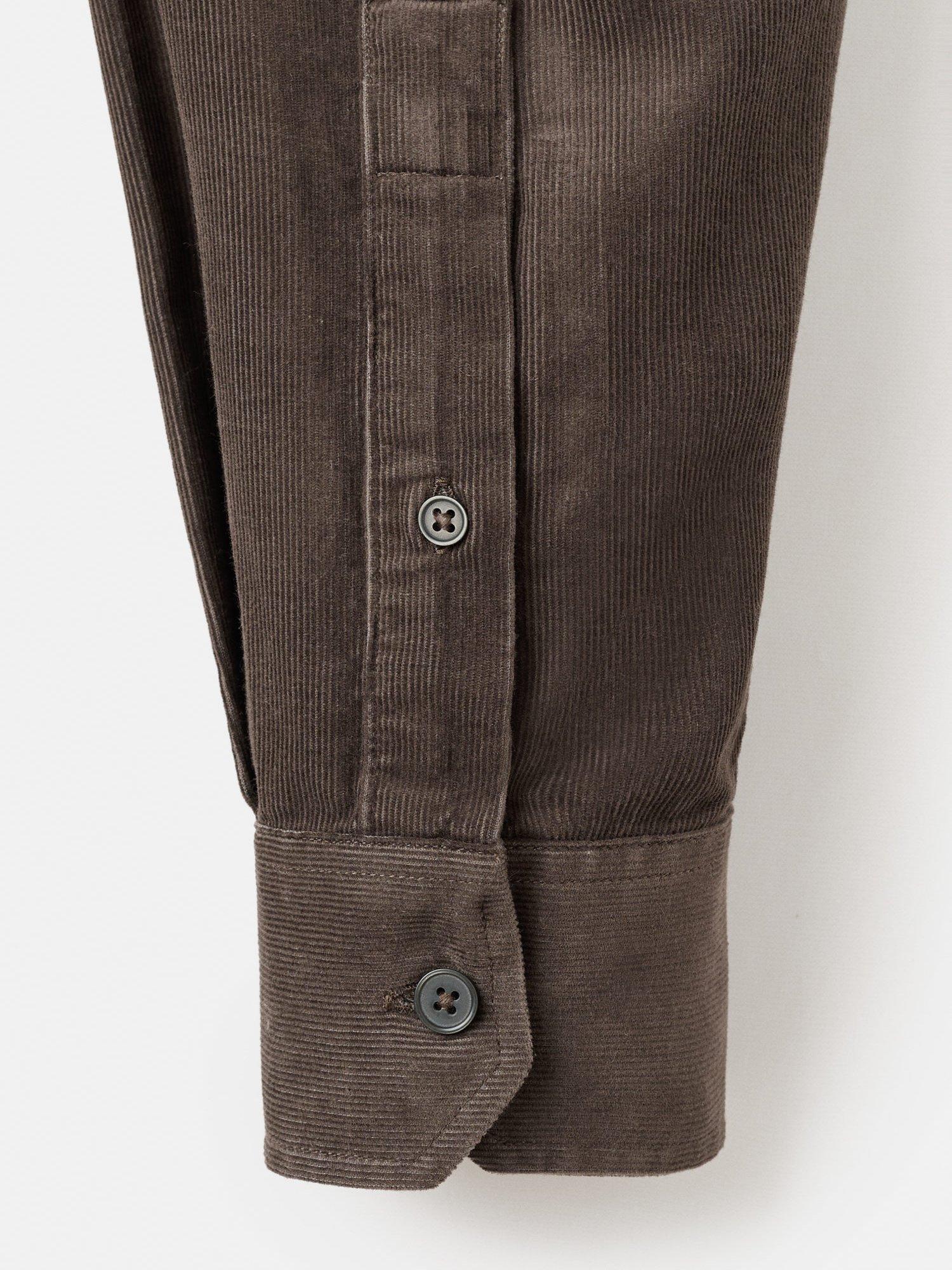 Product image 5 of 8, which shows Mango Tadi Cotton Long Sleeve Collar Shirt, Medium Brown, L