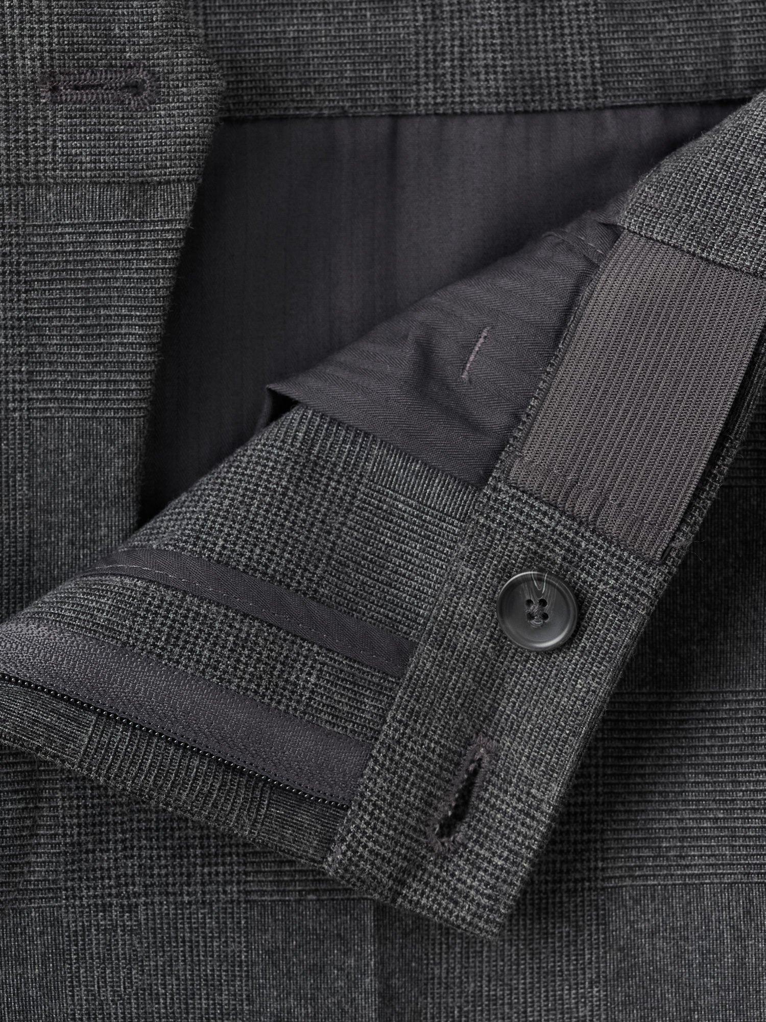 Product image 5 of 8, which shows Mango Brest Cotton Blend Straight Tailored Trousers, Dark Grey, 30