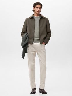 Mango Pompeia Corduroy Trousers, Light Beige - view 2, Light Beige