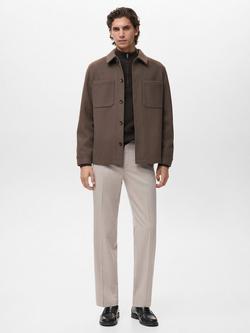 Mango Savoir Trousers, Light Beige - view 2, Light Beige