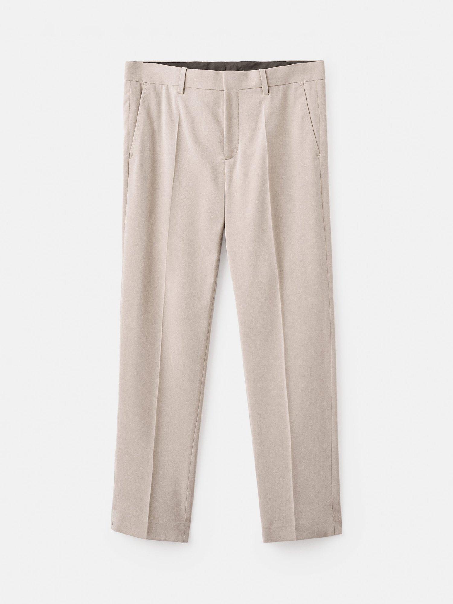 Product image 3 of 8, which shows Mango Savoir Trousers, Light Beige, 30
