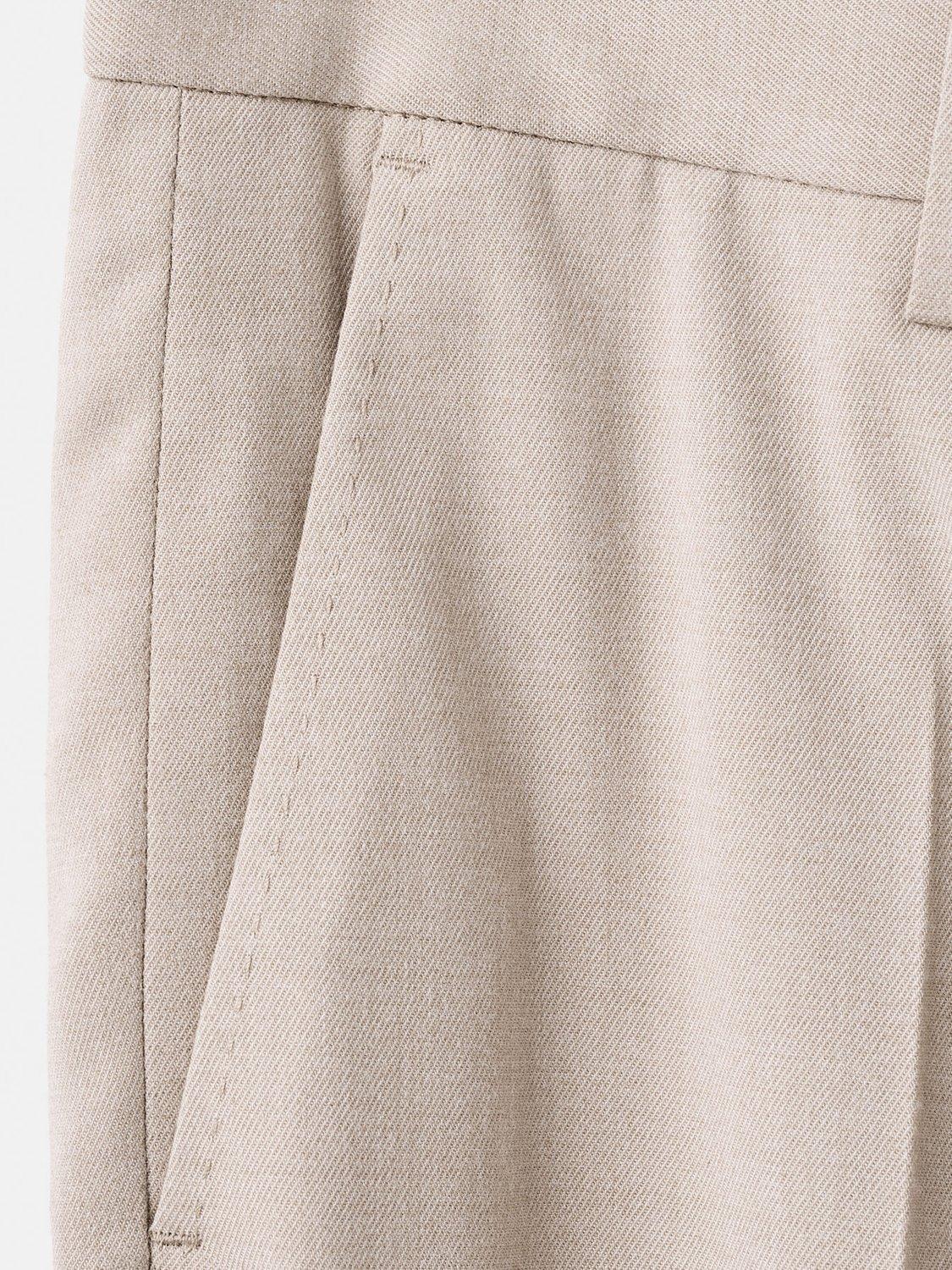 Product image 5 of 8, which shows Mango Savoir Trousers, Light Beige, 30