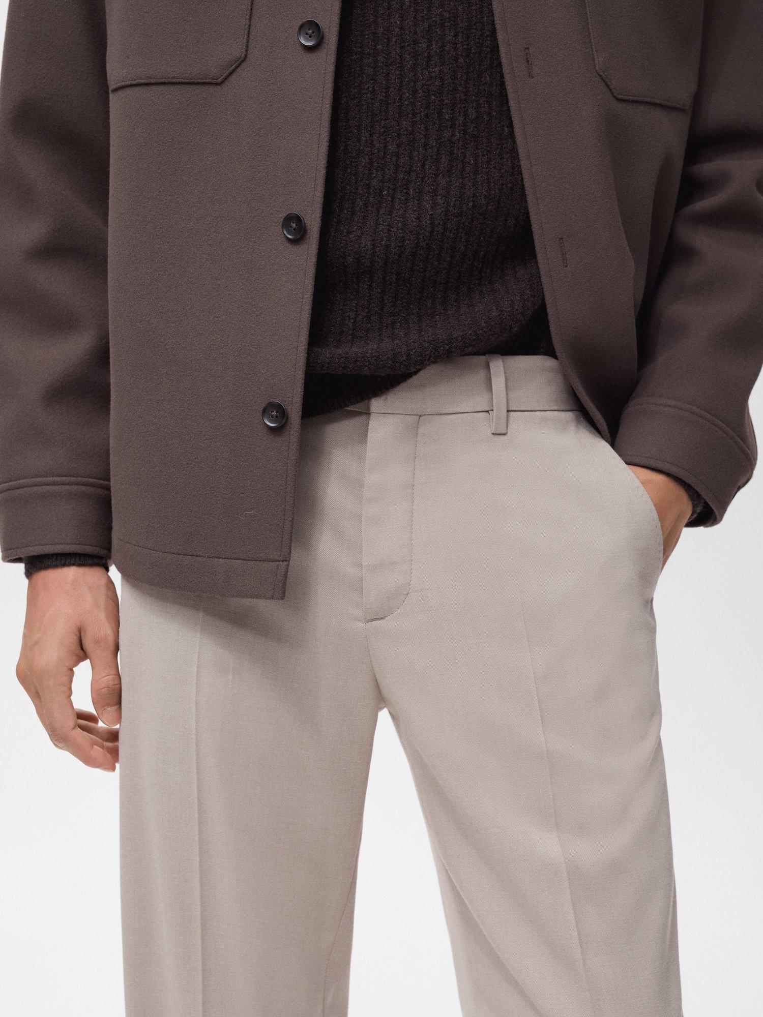 Product image 6 of 8, which shows Mango Savoir Trousers, Light Beige, 30