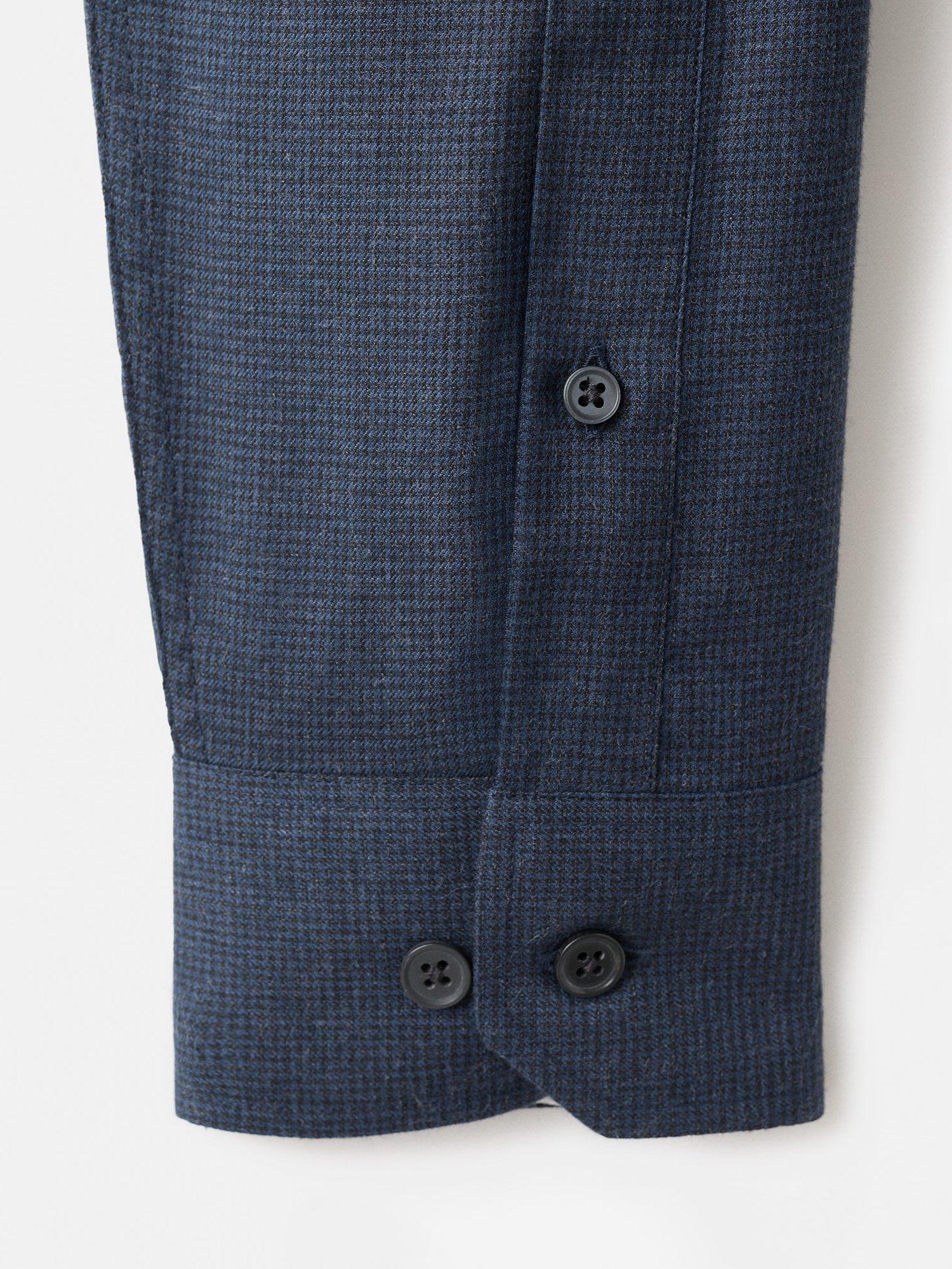 Product image 5 of 8, which shows Mango Veira Cotton Shirt, Navy, M