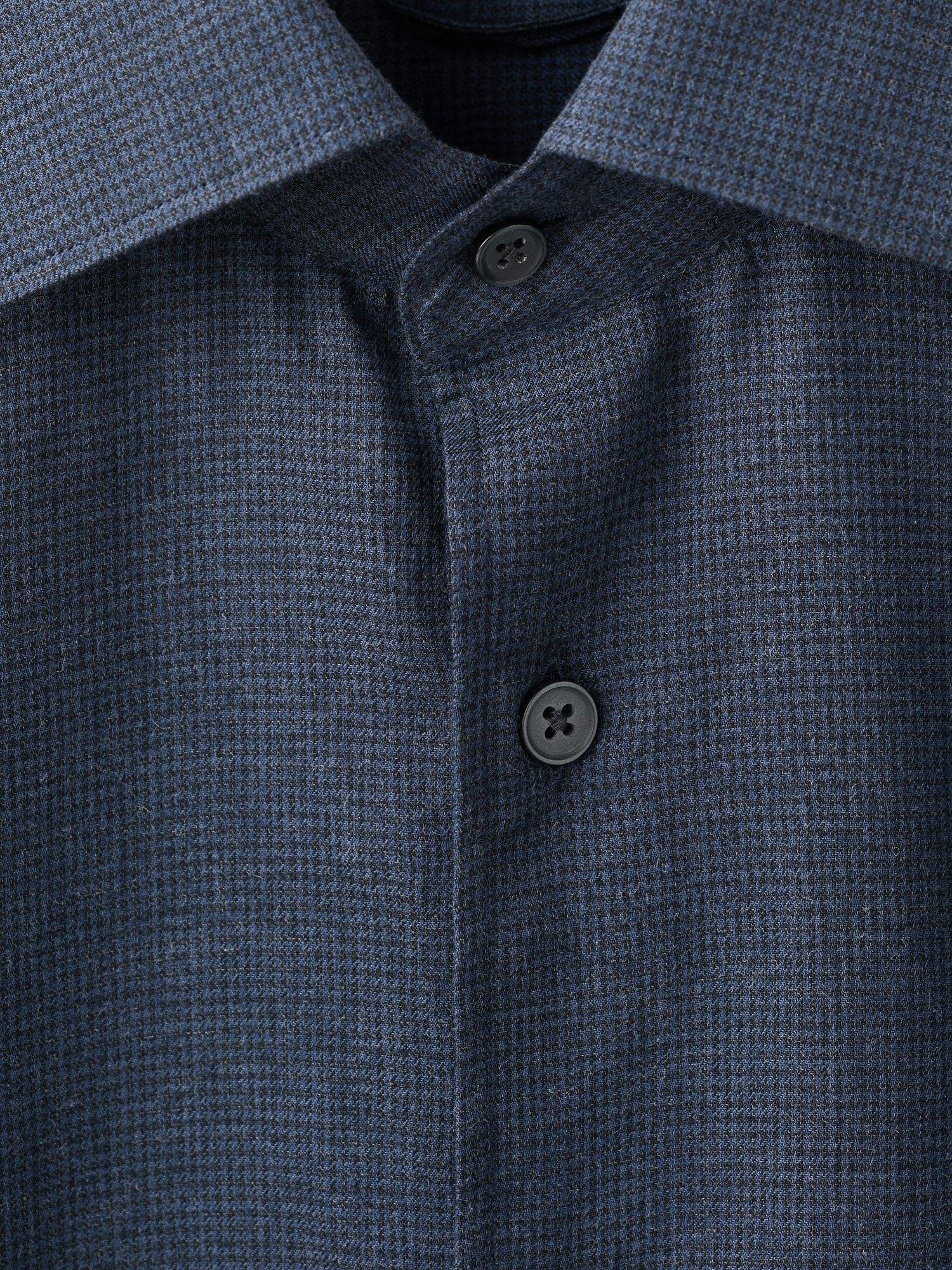 Product image 8 of 8, which shows Mango Veira Cotton Shirt, Navy, M