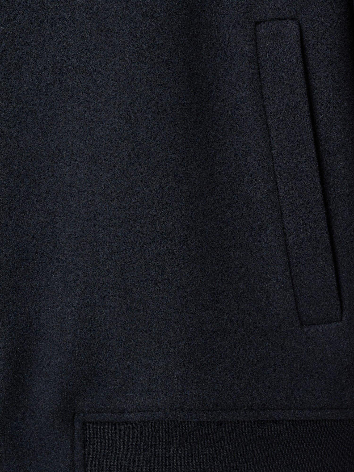 Product image 5 of 8, which shows Mango Alludiab Bomber Hoodie Zip , Navy, M