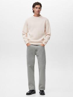 Mango Besalu Regular-Fit Knitted Sweatshirt - view 2, Light White