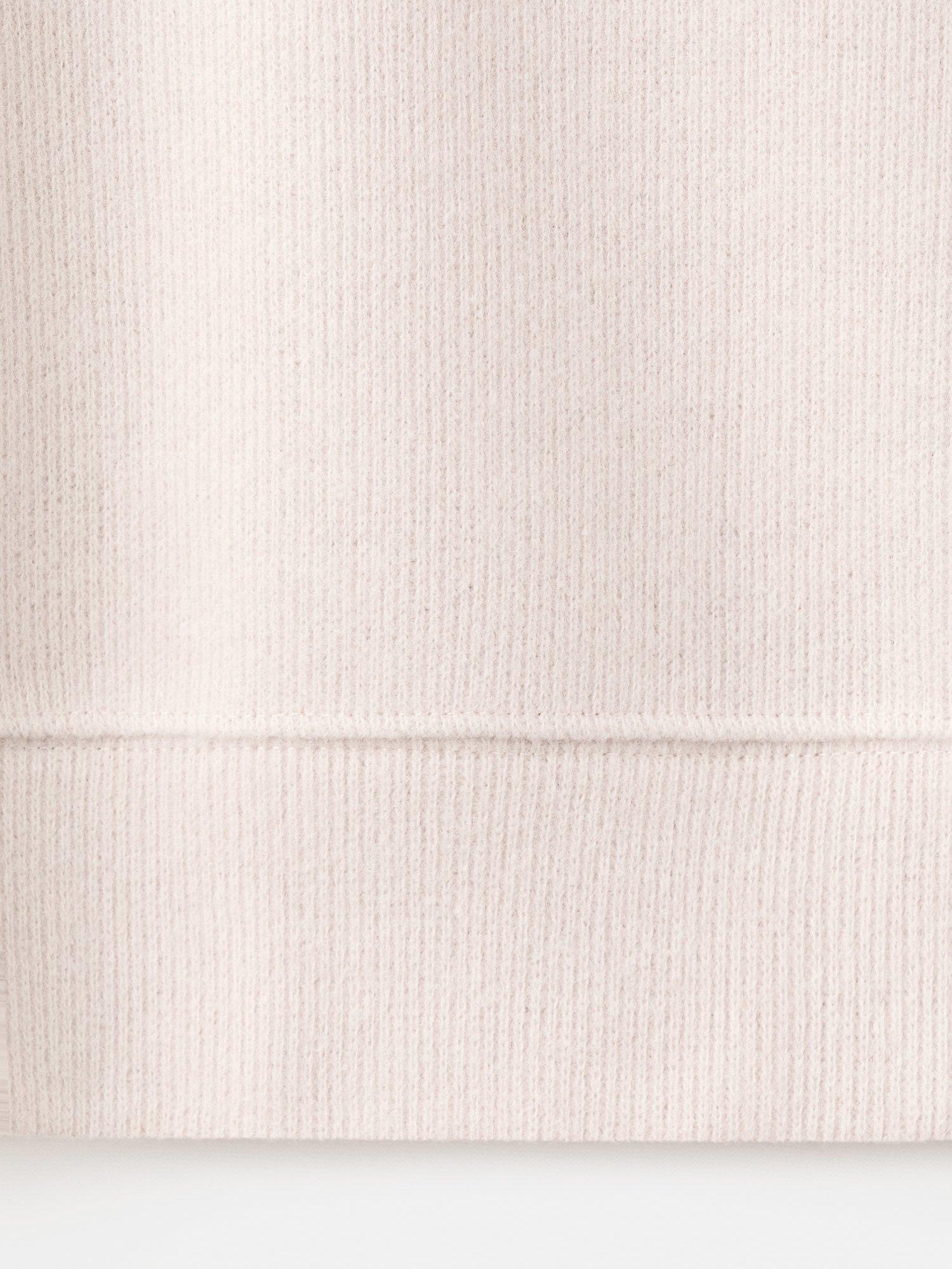 Product image 5 of 8, which shows Mango Besalu Regular-Fit Knitted Sweatshirt , Light White, XS