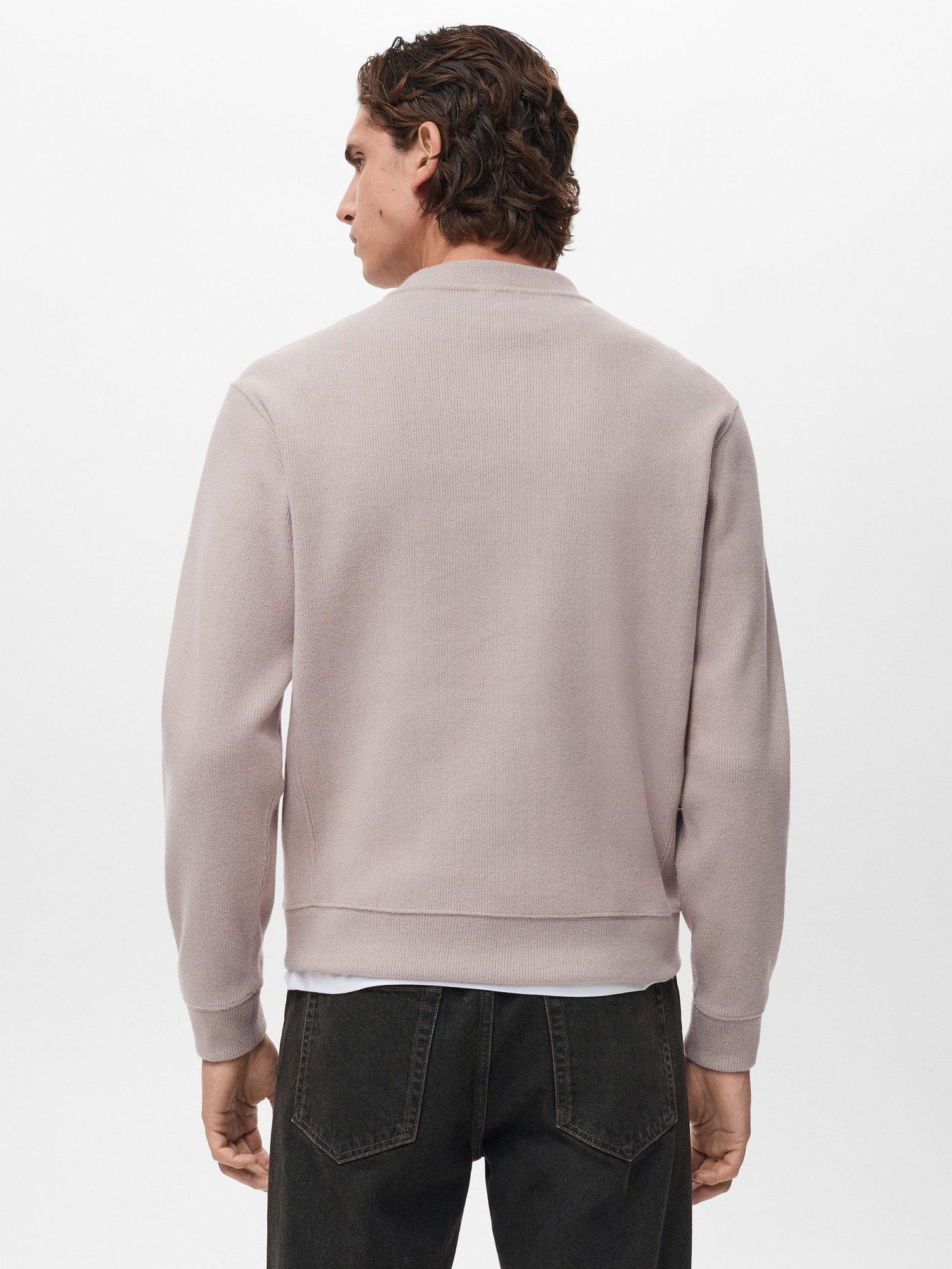 Product image 4 of 8, which shows Mango Besalu Sweatshirt, Pastel Brown, S