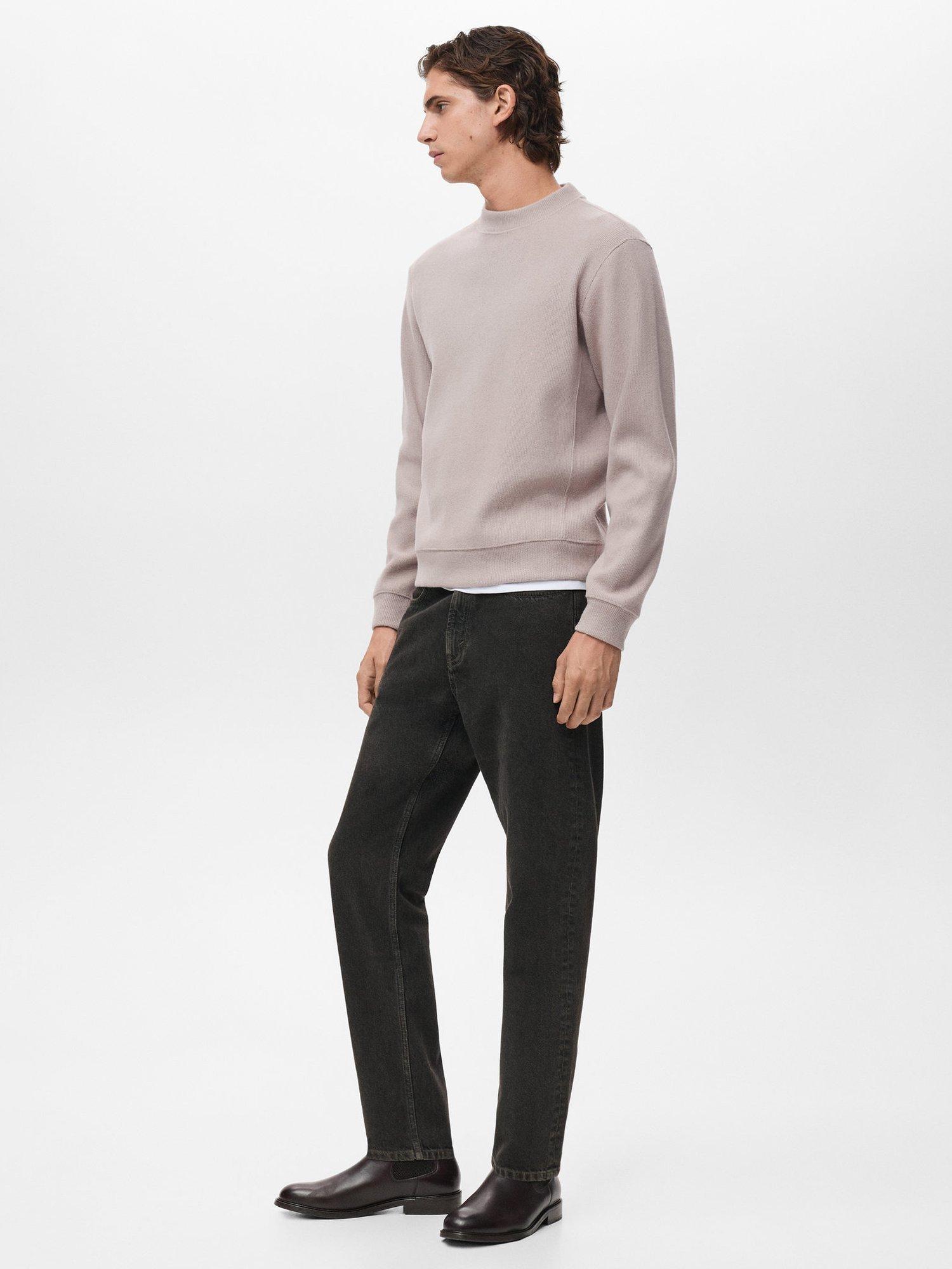 Product image 7 of 8, which shows Mango Besalu Sweatshirt, Pastel Brown, S