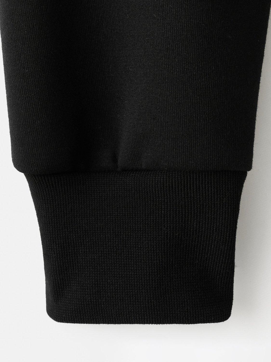 Product image 8 of 8, which shows Mango Nola Cotton Blend Sweatshirt, Black, S