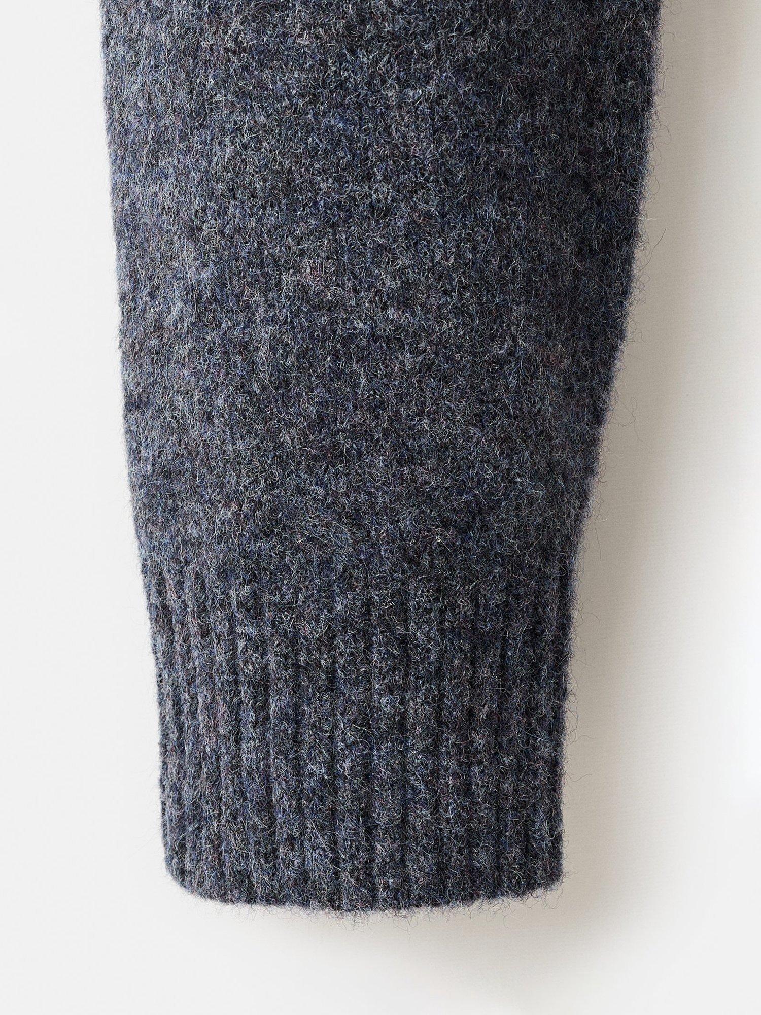 Product image 5 of 8, which shows Mango Oreo Wool Blend Crew Neck Jumper, Medium Blue, XXL