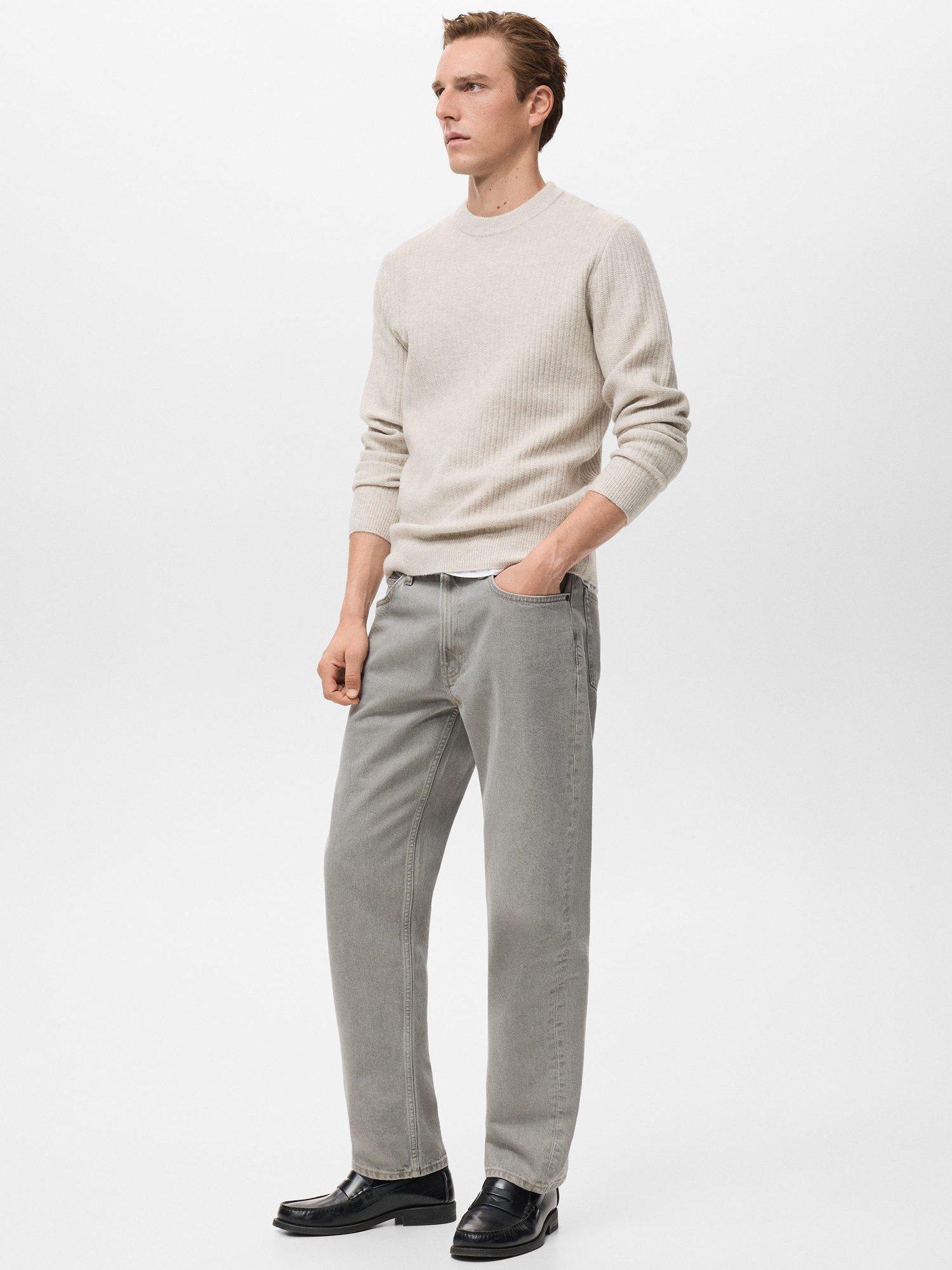 Product image 7 of 8, which shows Mango Park Crew Neck Jumper, Light Beige, XXL