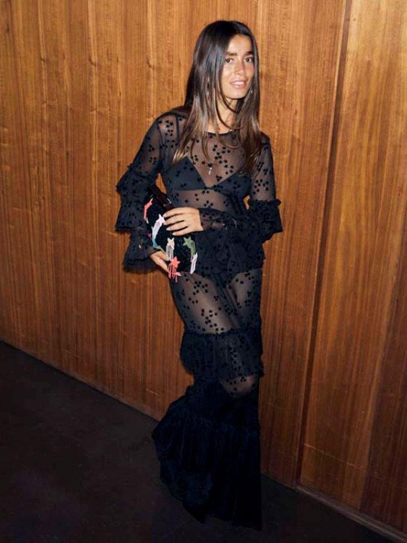 Product image 1 of 4, which shows Never Fully Dressed Felicity Star Devoree Dress, Black, 6