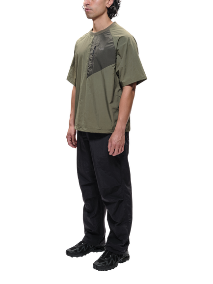 ELLIKER Kex Nylon Regular Fit Tech T-Shirt, Khaki