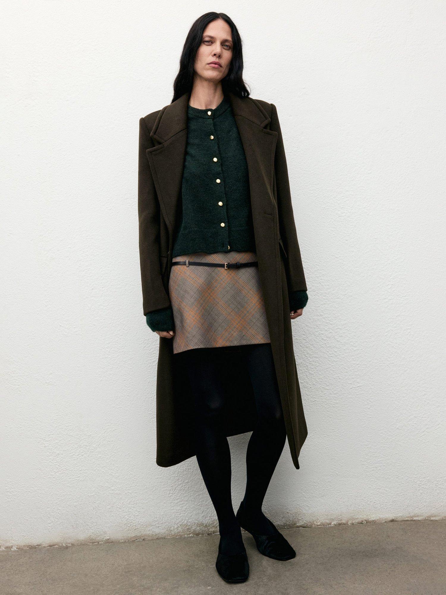 Product image 2 of 7, which shows Mango Eliote Cardigan, Green, L