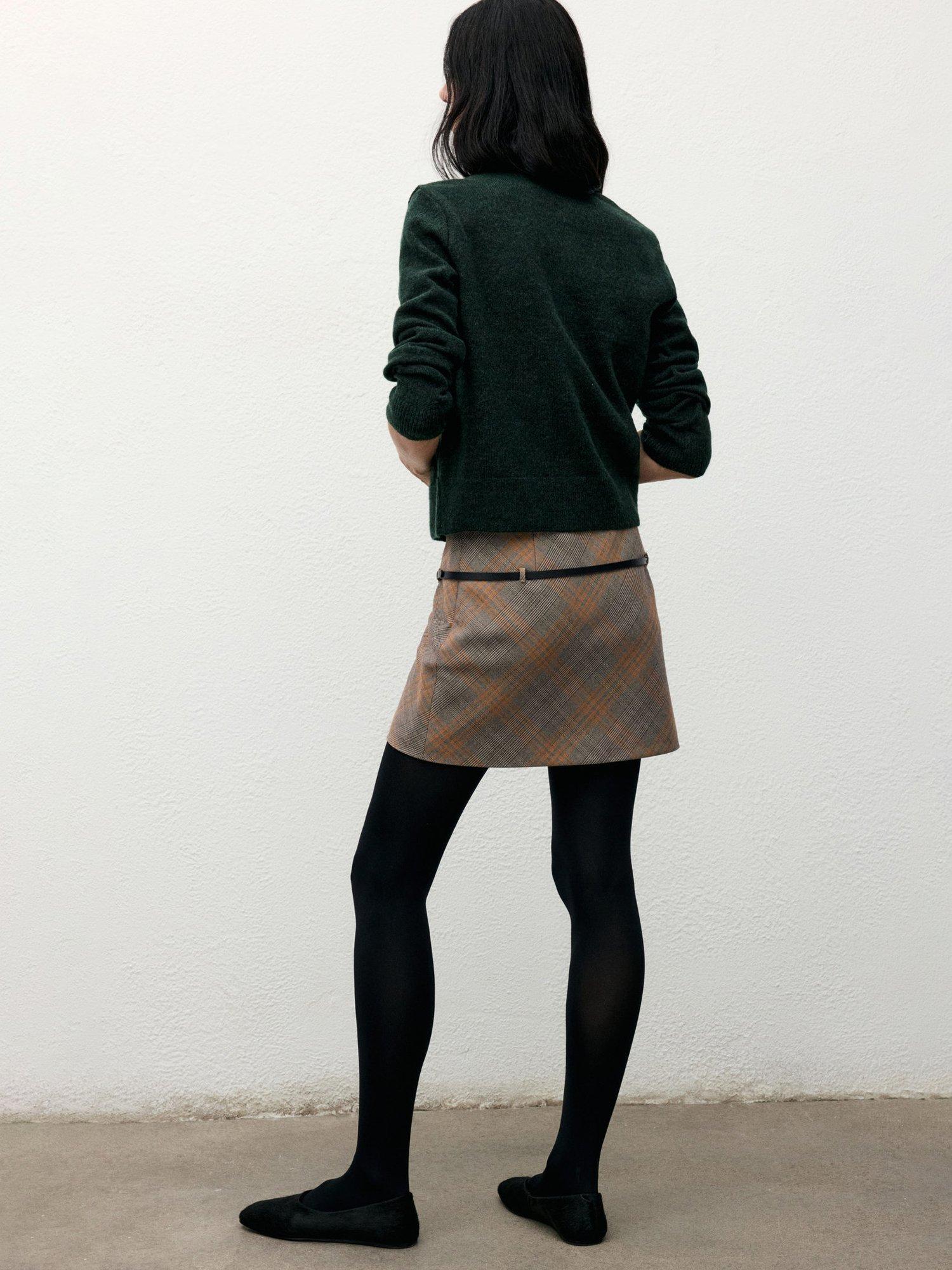 Product image 4 of 7, which shows Mango Eliote Cardigan, Green, L