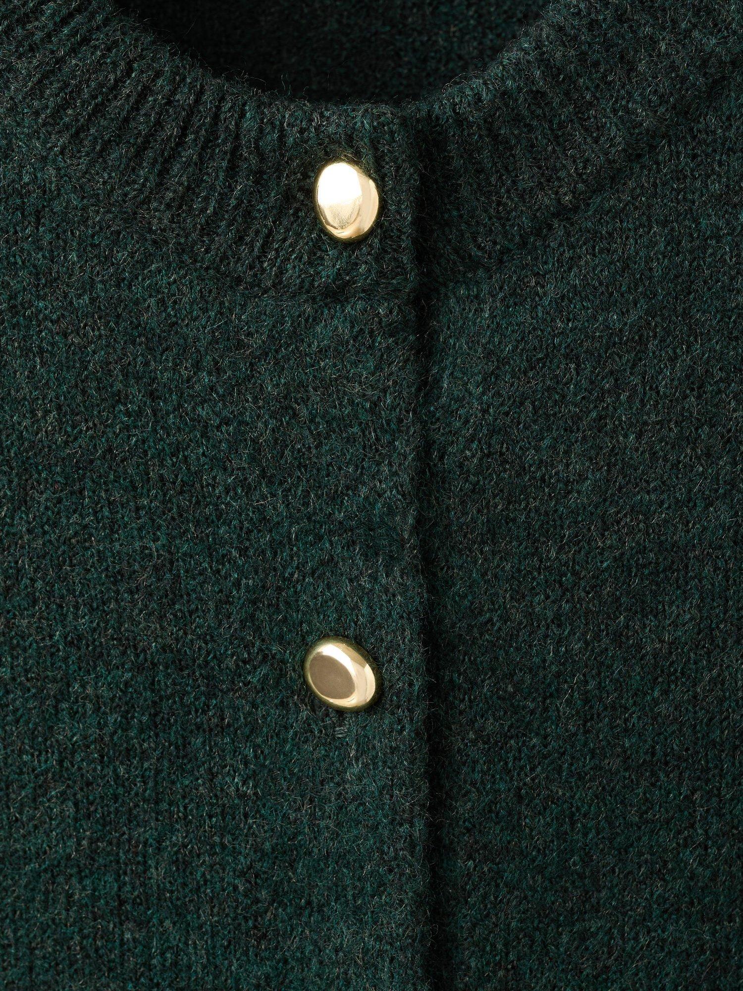 Product image 7 of 7, which shows Mango Eliote Cardigan, Green, L