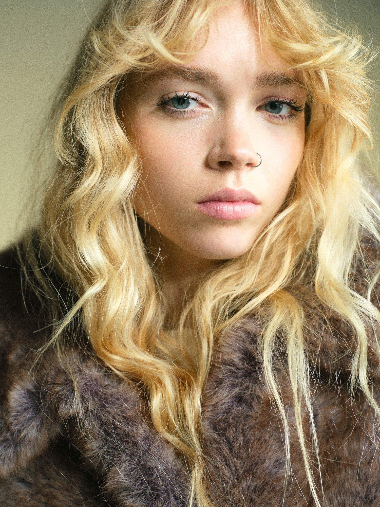 Product image 6 of 8, which shows Mango Bola Faux Fur Jacket, Light Beige, M