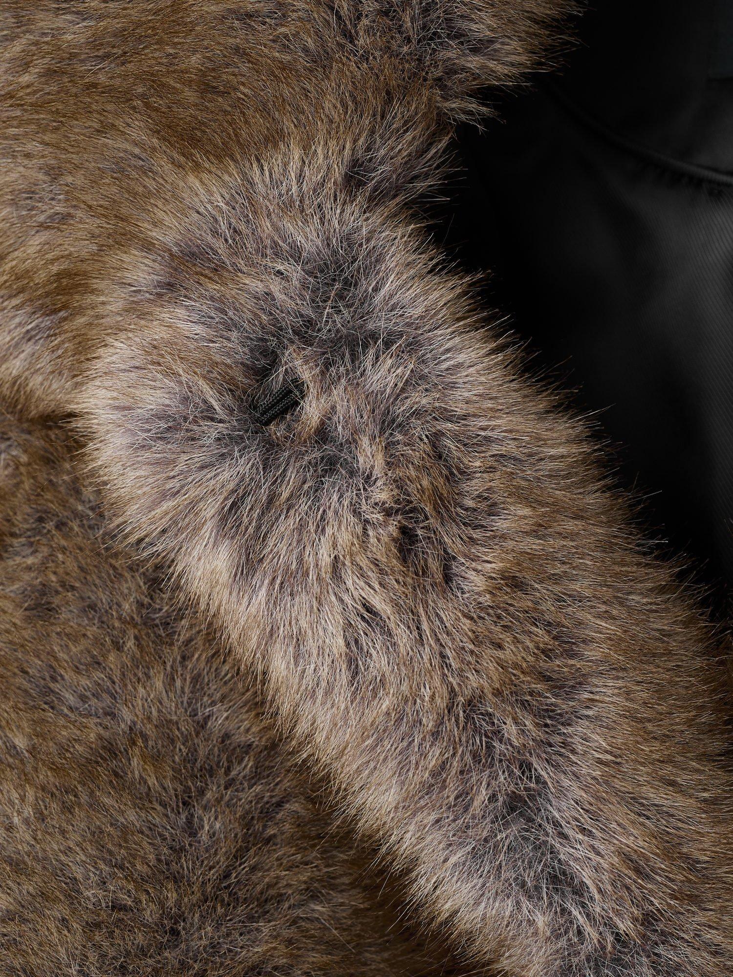 Product image 8 of 8, which shows Mango Bola Faux Fur Jacket, Light Beige, M