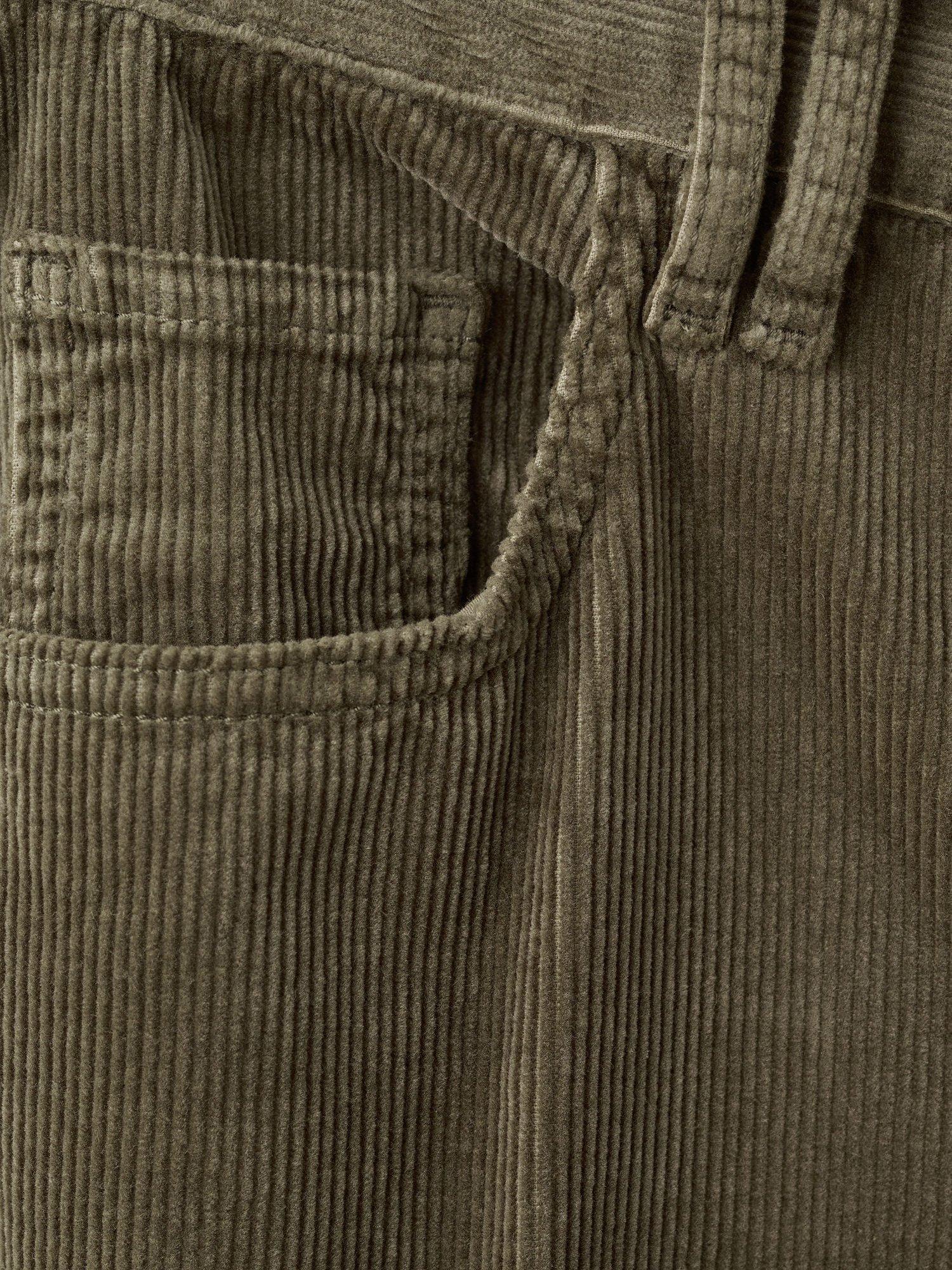 Product image 5 of 6, which shows Mango Wide Leg Corduroy Jeans, Khaki, 10