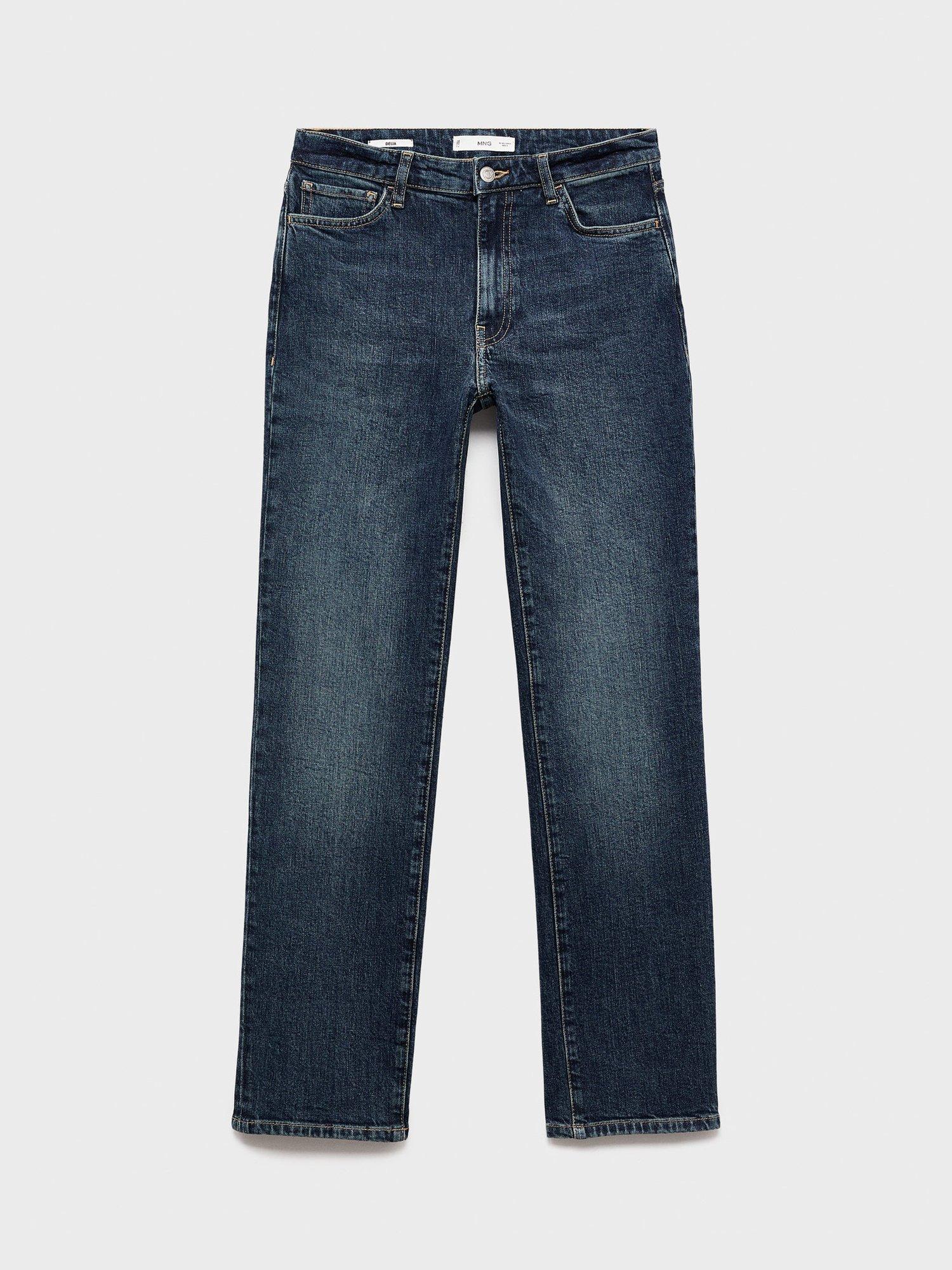 Product image 3 of 9, which shows Mango Delia Slim Denim Jeans, Blue, 4