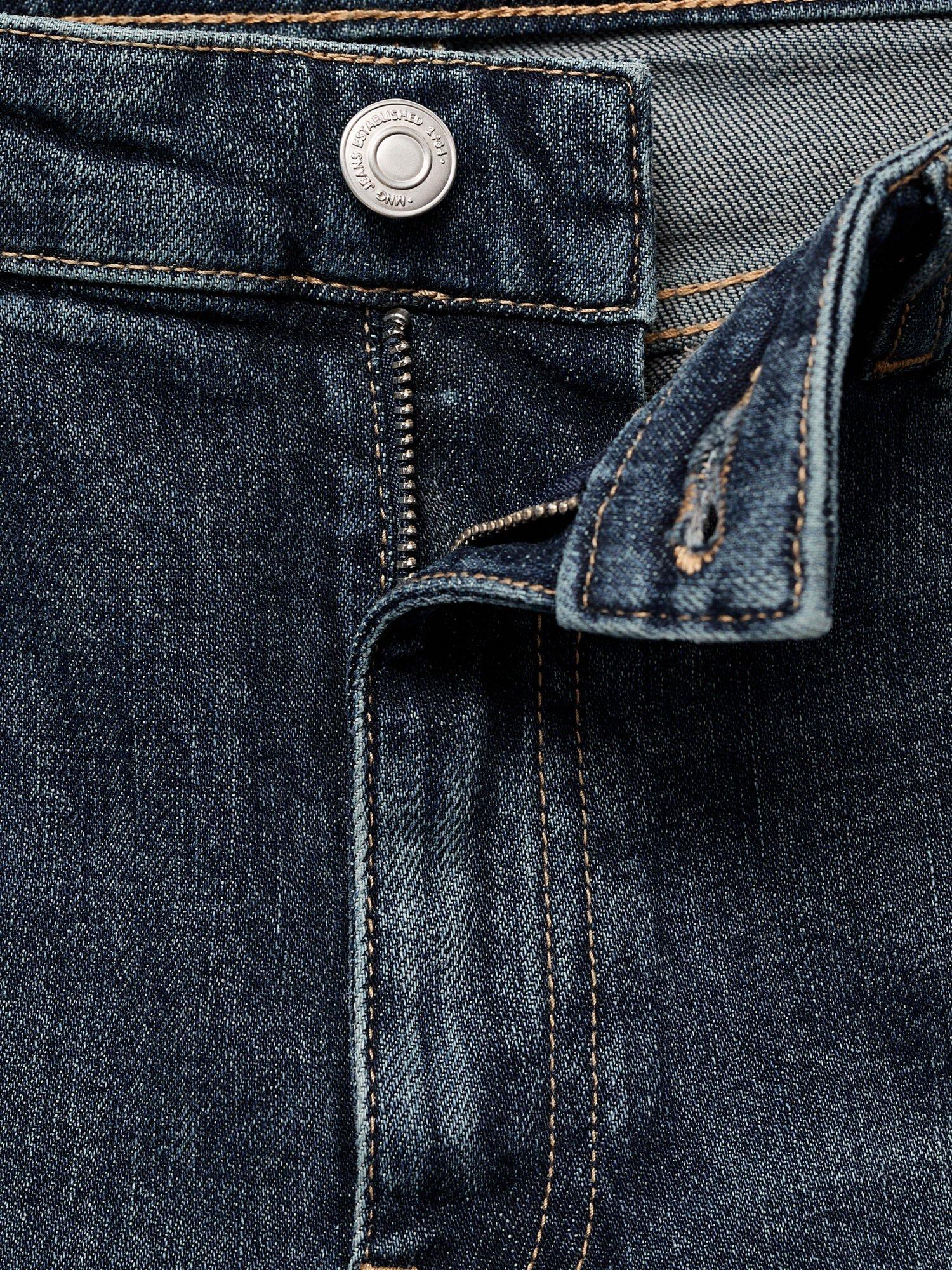 Product image 9 of 9, which shows Mango Delia Slim Denim Jeans, Blue, 4