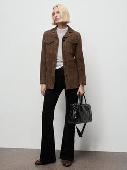 Mango Violetav Skinny Flared Fit Jeans, Black - view 2, Black