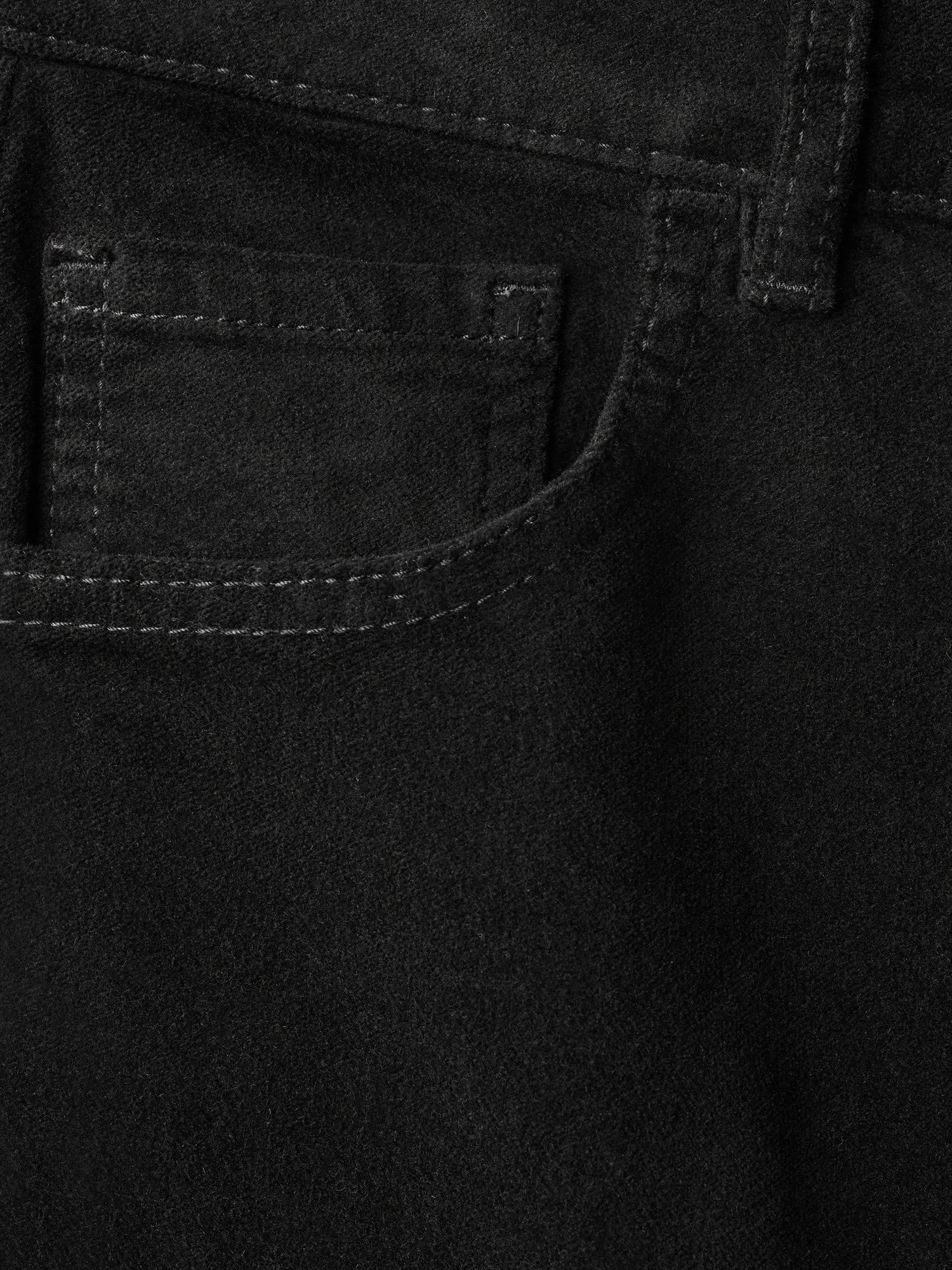 Product image 5 of 9, which shows Mango Violetav Skinny Flared Fit Jeans, Black, 10