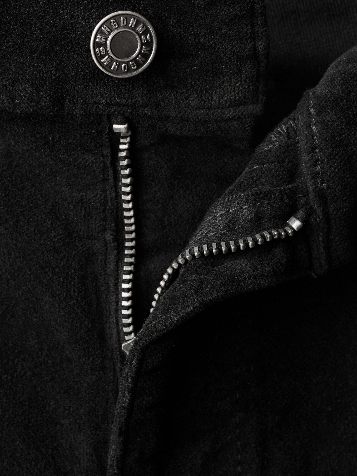 Product image 9 of 9, which shows Mango Violetav Skinny Flared Fit Jeans, Black, 10