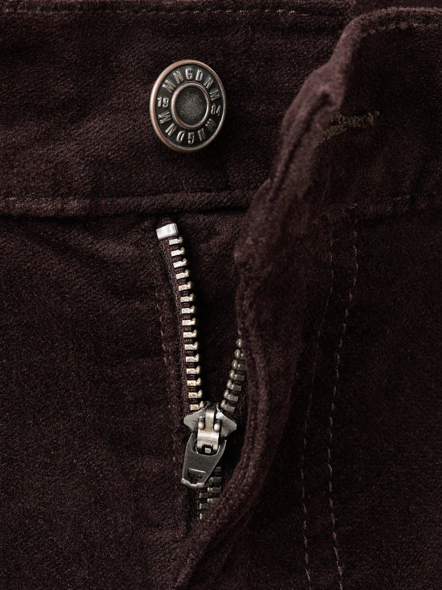 Product image 8 of 8, which shows Mango Violetav Flared Velvet Jeans, Dark Brown, 10