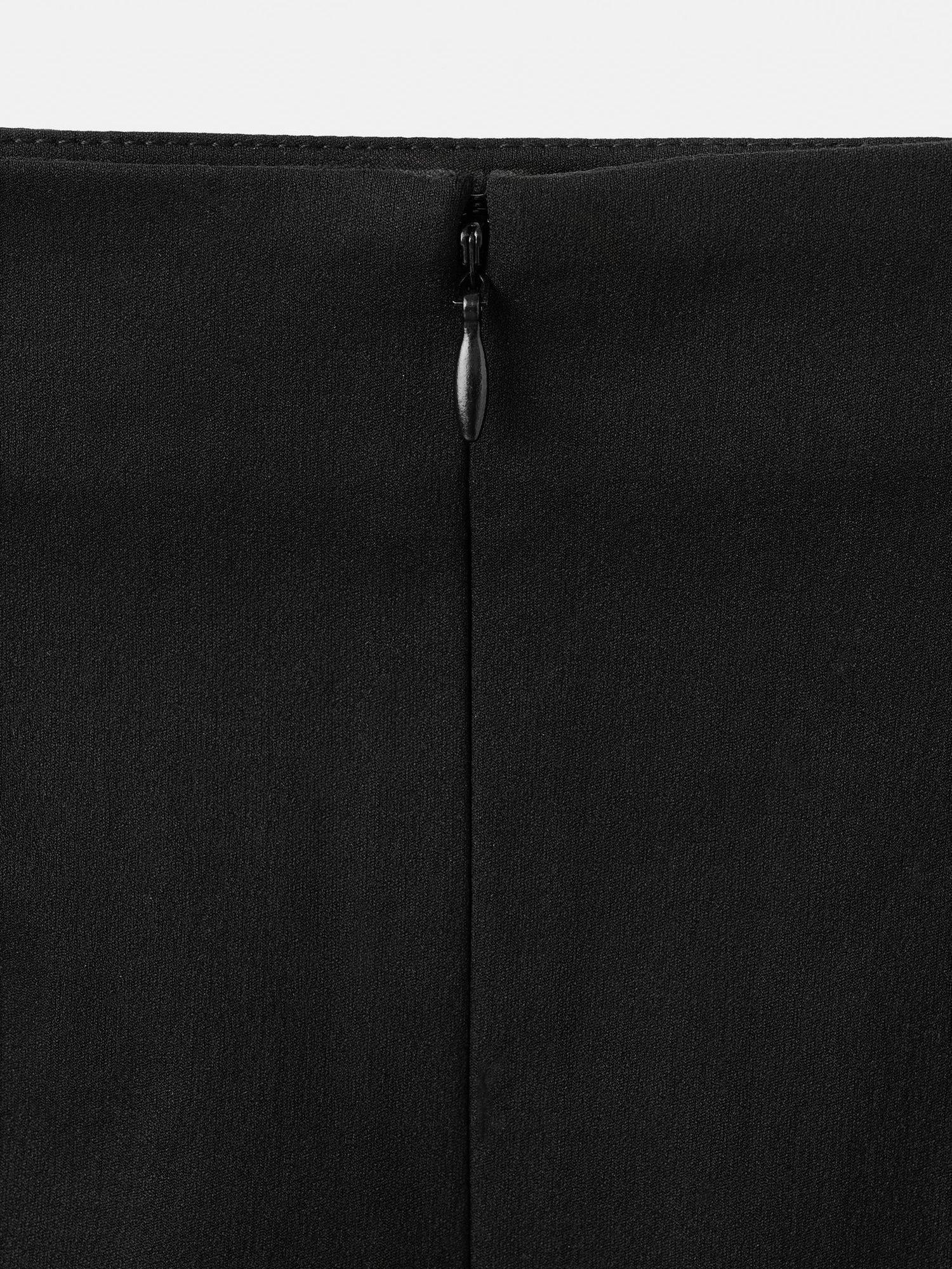 Product image 7 of 7, which shows Mango Tilda Midi Skirt, Black, L