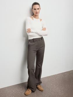 Mango Maral Long Sleeve T-Shirt - view 2, Natural White