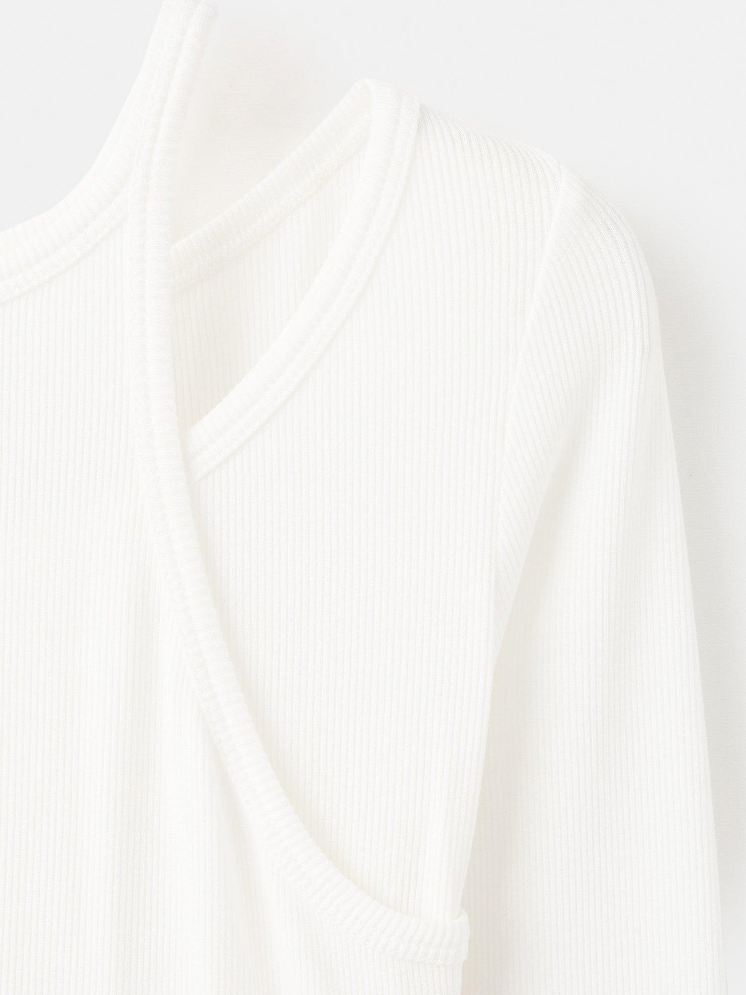 Product image 7 of 7, which shows Mango Maral Long Sleeve T-Shirt, Natural White, XS