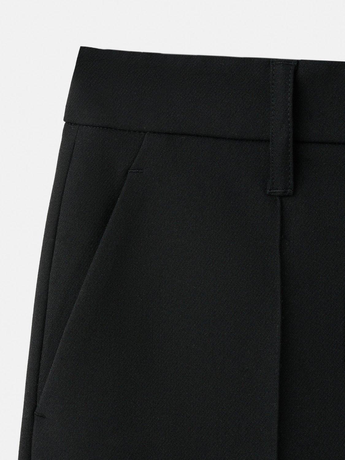 Product image 5 of 6, which shows Mango Maca Trousers, Black, 10