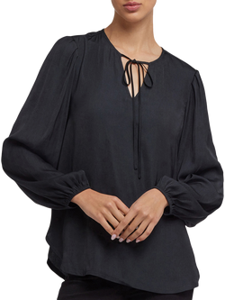 NYDJ Elsie Blouse, Black, Black