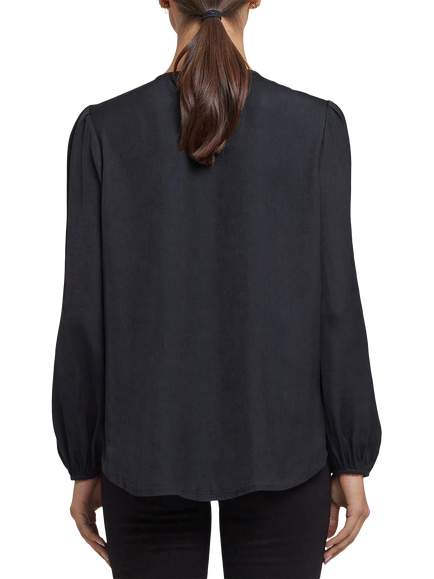 NYDJ Elsie Blouse, Black - view 2, Black