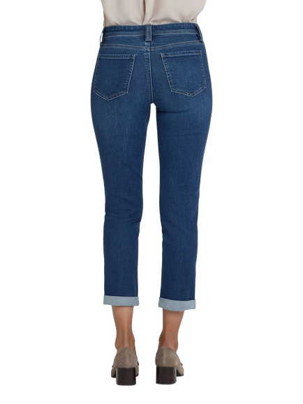 NYDJ Margot Girlfriend Jeans, Vintage Lapis - view 2, Vintage Lapis