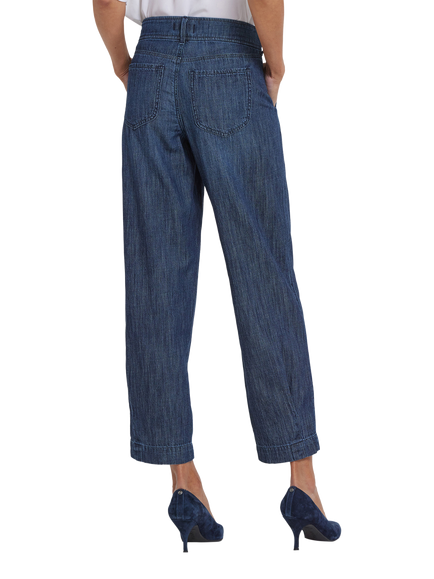 NYDJ Balloon Trouser Jeans, La Mer - view 2, La Mer